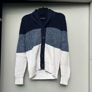 MEN’s Express Shawl Knitted Sweater size SMALL